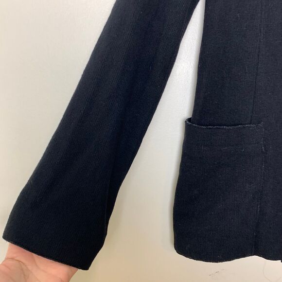 Acne Studios Black Boiled wool Ripi slim jacket‎ blazer Size FR 38 US 8 READ - Picture 4 of 11